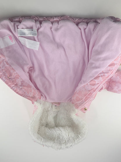 Disney Store Princess Pink Puffer Jacket Size 3T Play Condition
