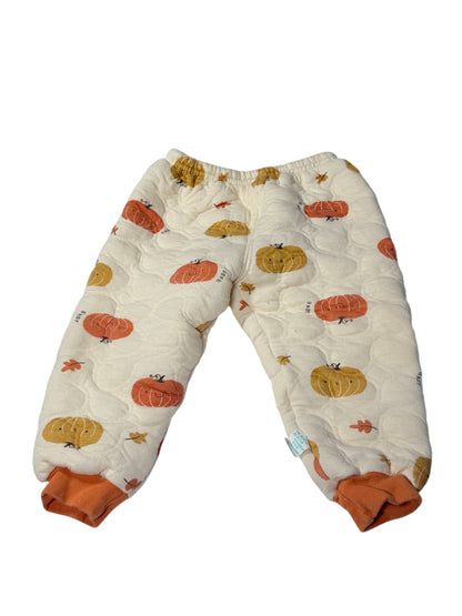 Quilted Pumpkin Print Pants Size 12-18M
