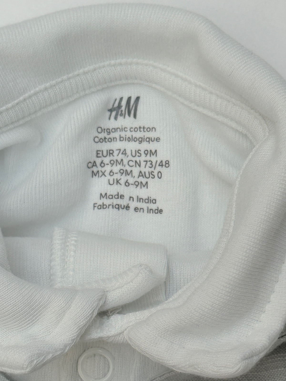 H&M Faux Vest Bodysuit Pants Set 9M