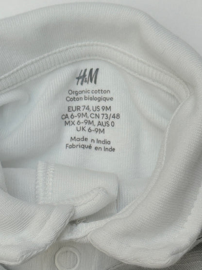 H&M Faux Vest Bodysuit Pants Set 9M