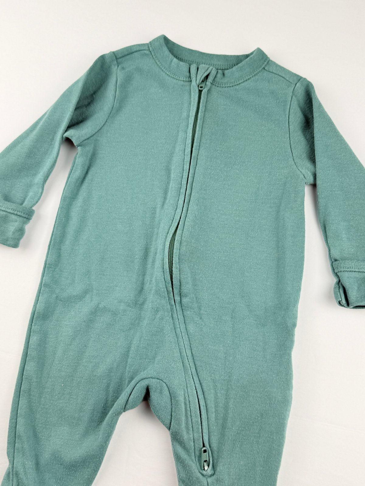 Old Navy Teal Zip Sleeper 0-3M