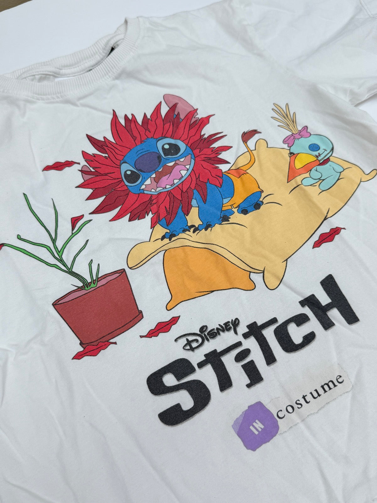 Zara Disney Stitch Graphic T-Shirt Size 8/9
