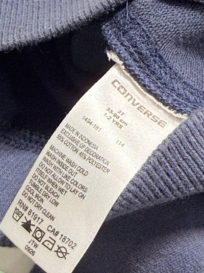 Converse All Star Blue Zip Hoodie 2T