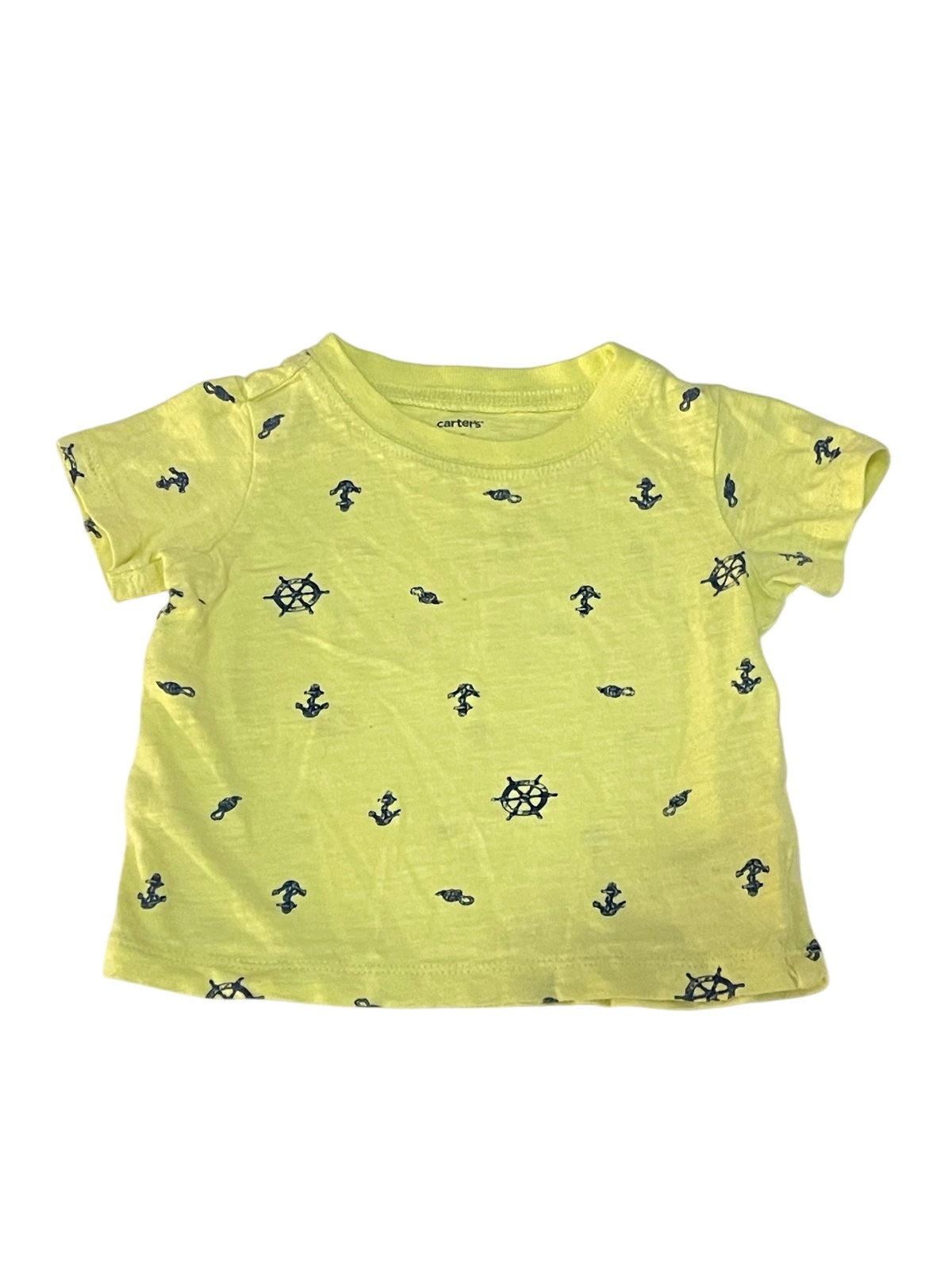 Carter's Yellow Nautical Print T-Shirt 9M