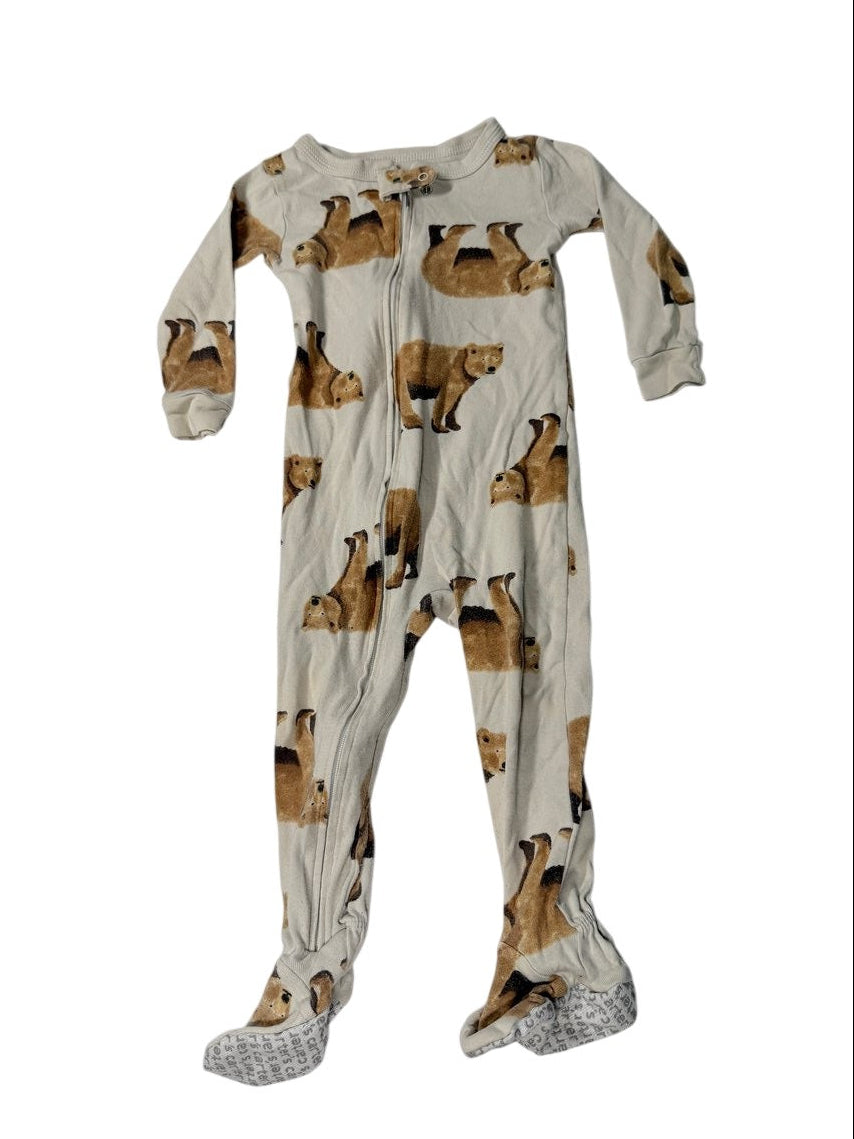 Carter's Bear Print Zip-Up Sleeper 18M