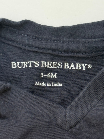 Burt's Bees Baby Navy Bodysuit 3-6M