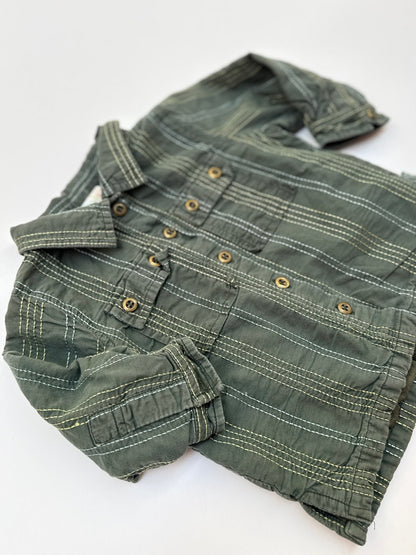 Blü Long Sleeve Button-Up Shirt 24m