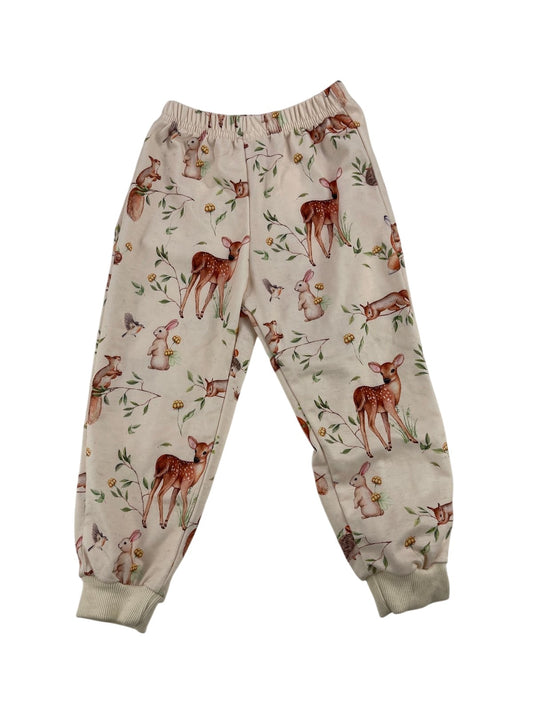 Woodland Animal Print Joggers Size 2-3Y