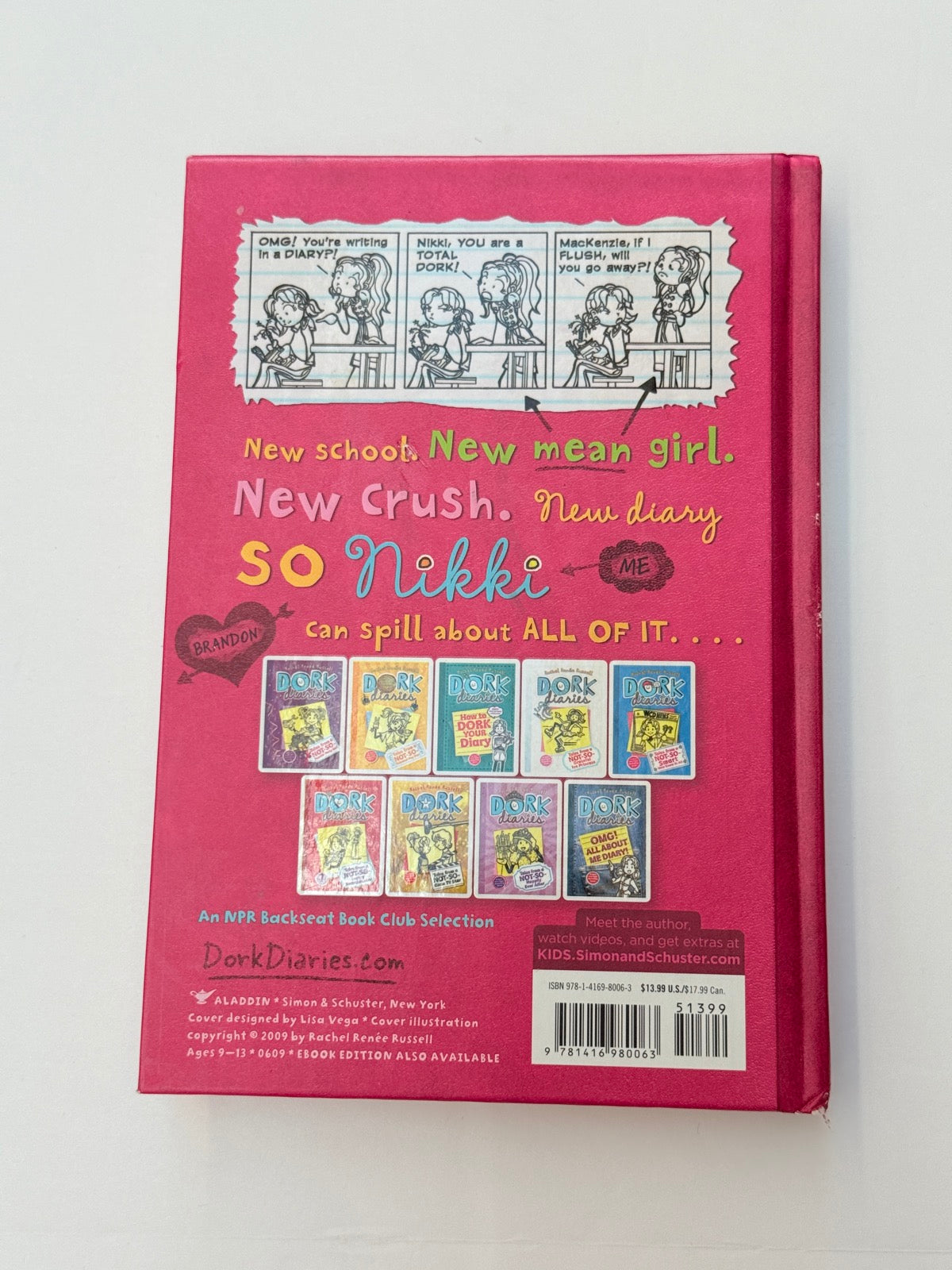 Rachel Renée Russell Dork Diaries Not-So-Fabulous Life