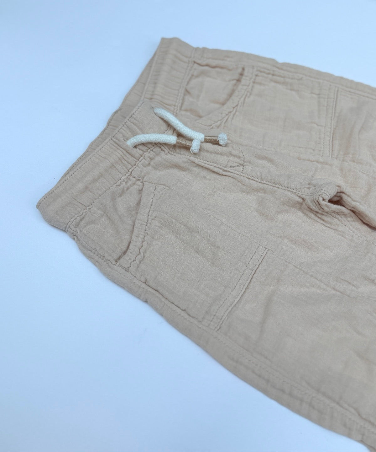 M&S Beige Linen Pants 2-3Y