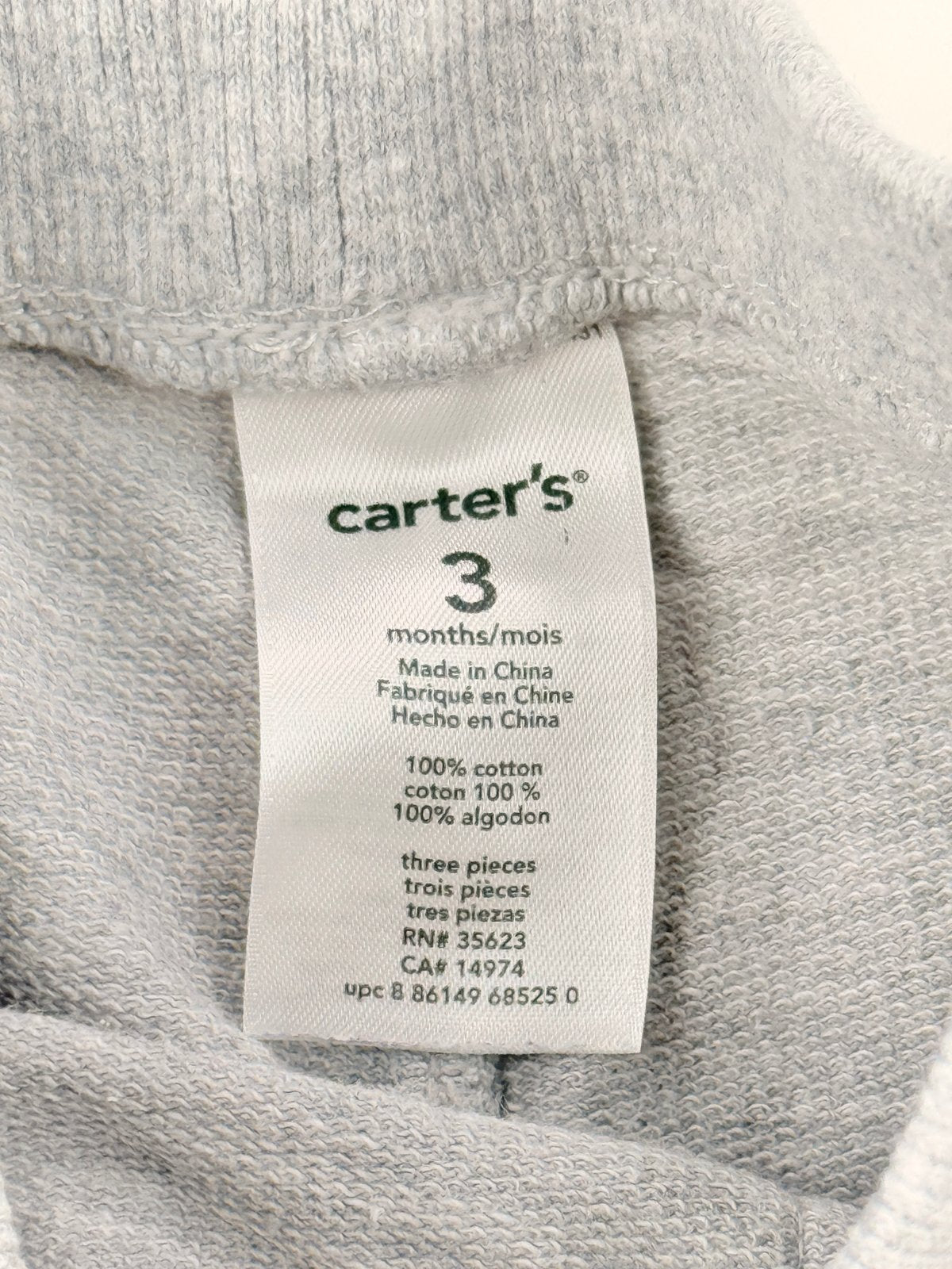 Carter's Gray Pants 3M