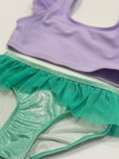 Old Navy Mermaid Ruffle Two-Piece Swimsuit 5T