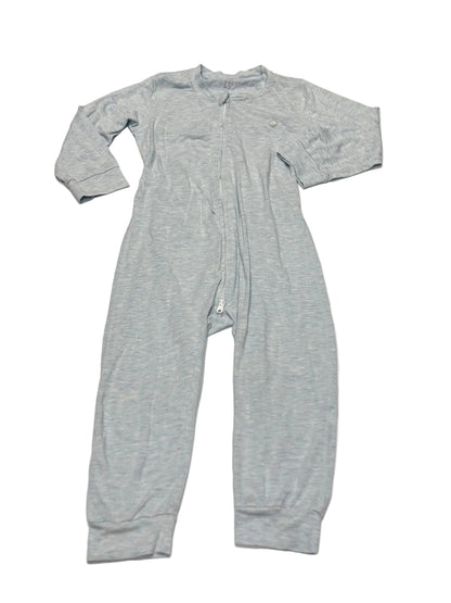 Nest Designs Blue Bamboo Zip Romper 4t