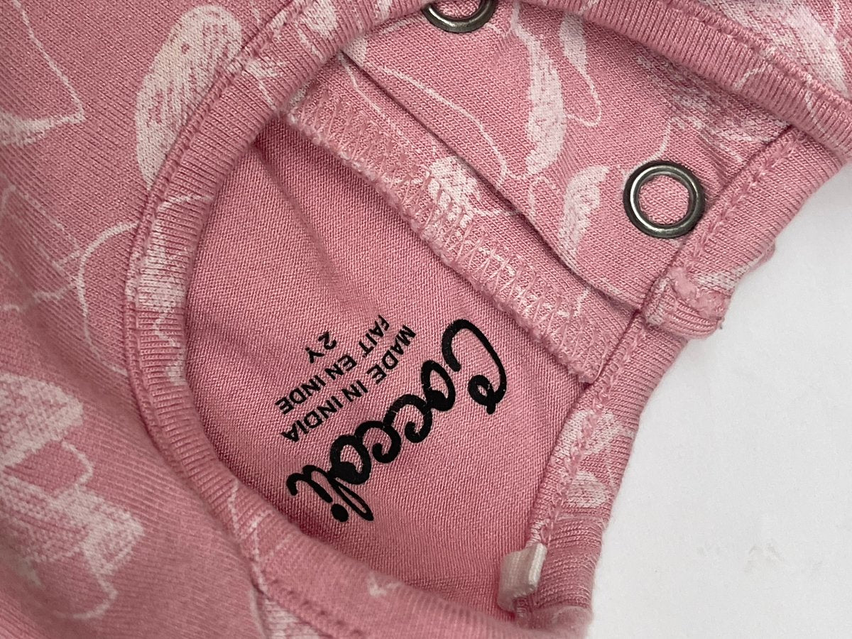 Coccoli Pink Floral Dress 2Y