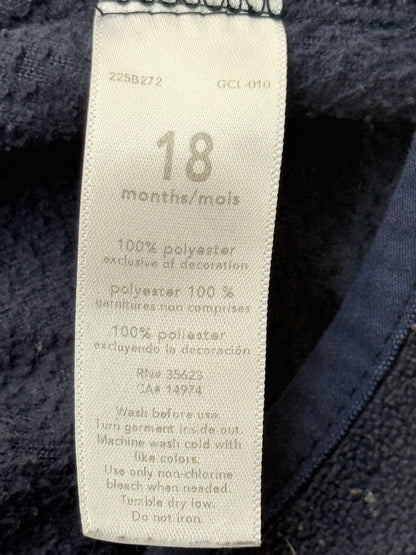Carter's Fleece Jacket Navy Green 18 Months