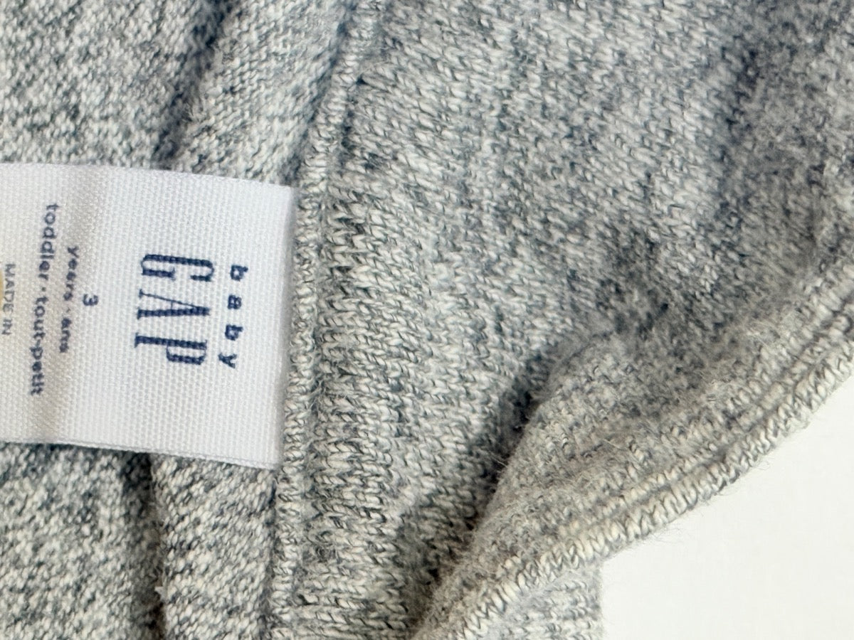 baby Gap Gray Quarter-Zip Sweatshirt 3T