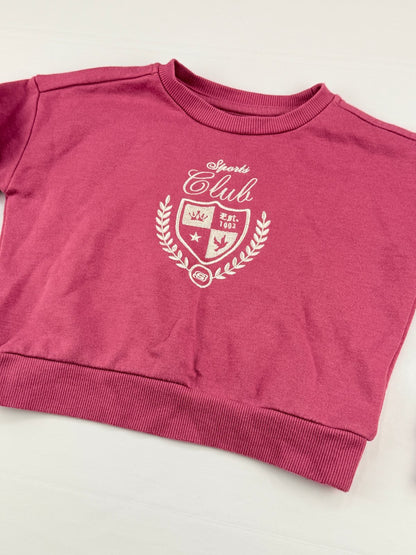 Skechers Sports Club Pink Sweatshirt 3T