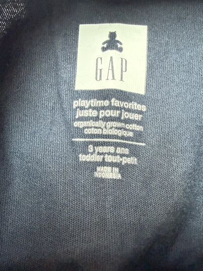 Gap Navy Long Sleeve Tee 3T