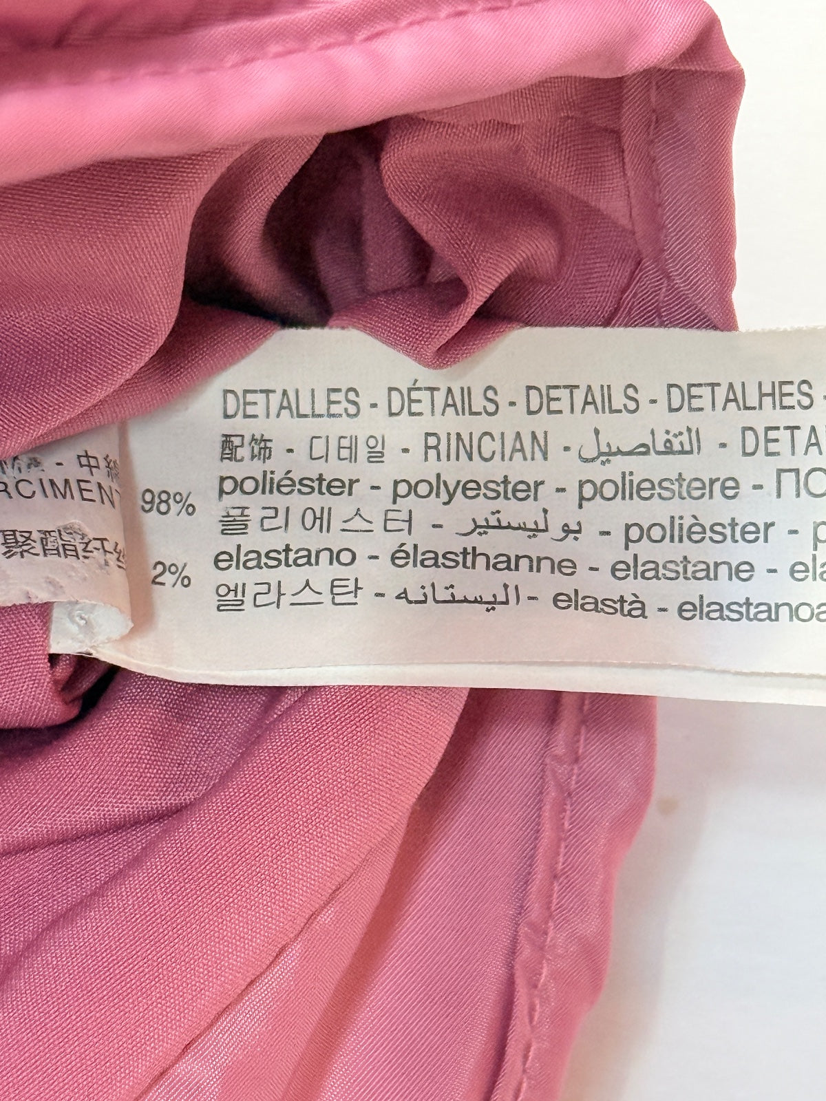 Zara Pink Puffer Bomber Jacket 18-24M