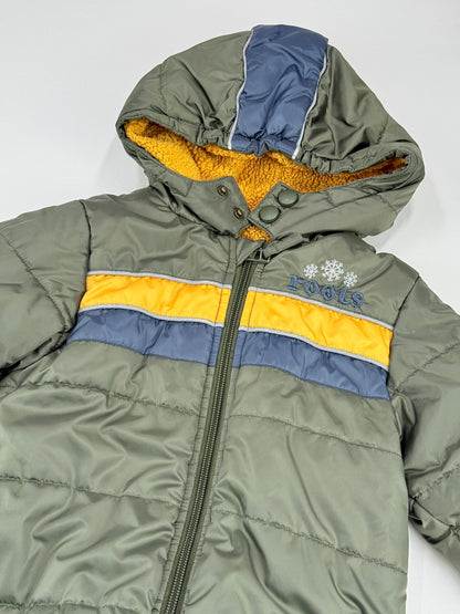 Roots 73 Olive Green Hooded Snowsuit