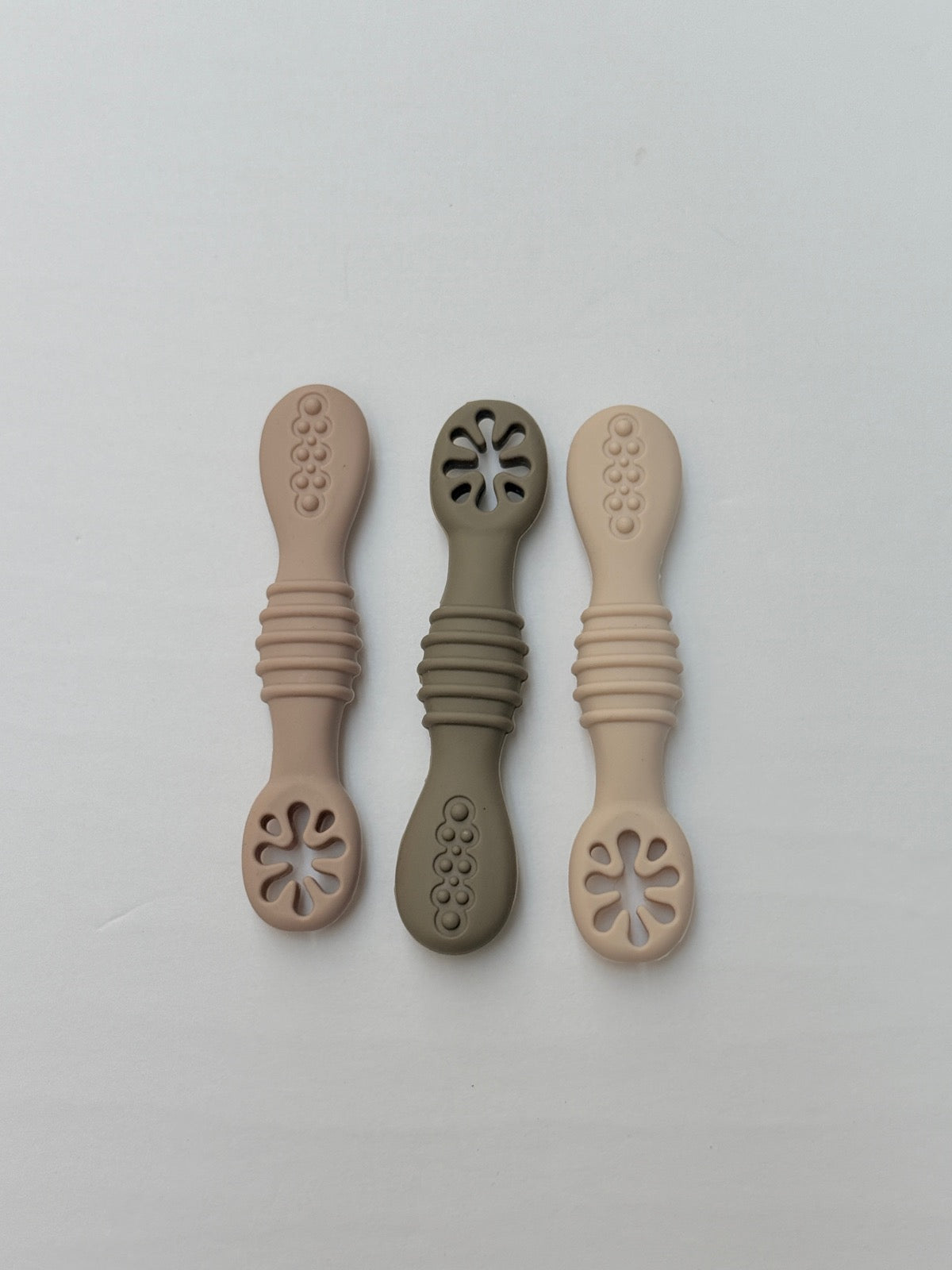 Silicone Baby Feeding Spoons Set of 3