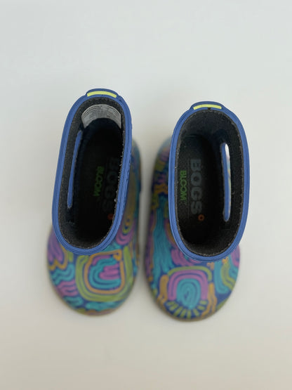 Bogs Skipper II Cloud Rain Boot Girls Size 4