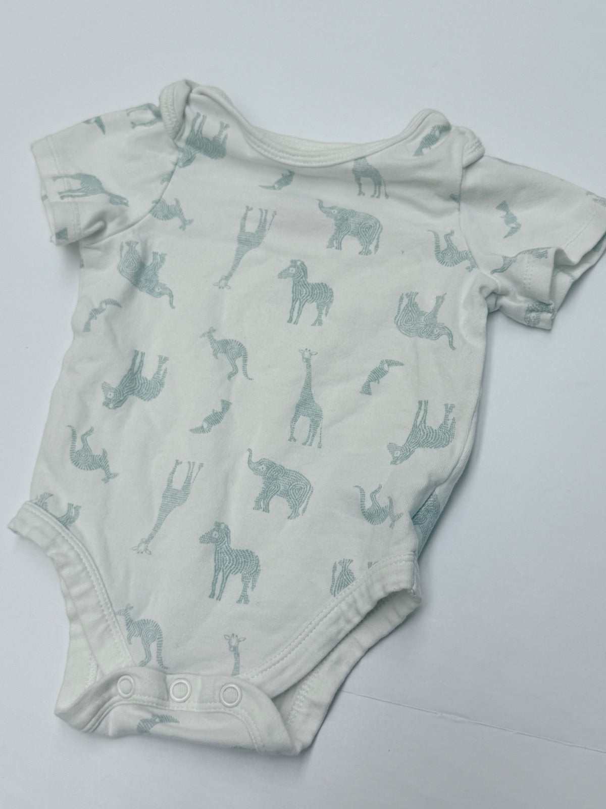 Max Studio Baby Animal Print Bodysuit 3-6M