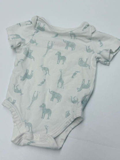 Max Studio Baby Animal Print Bodysuit 3-6M
