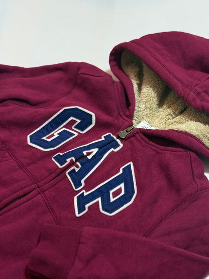 Gap Sherpa Lined Zip Hoodie Size 3T