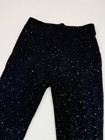 Gap Kids Black Glitter Leggings Size M (8-9) 8-9
