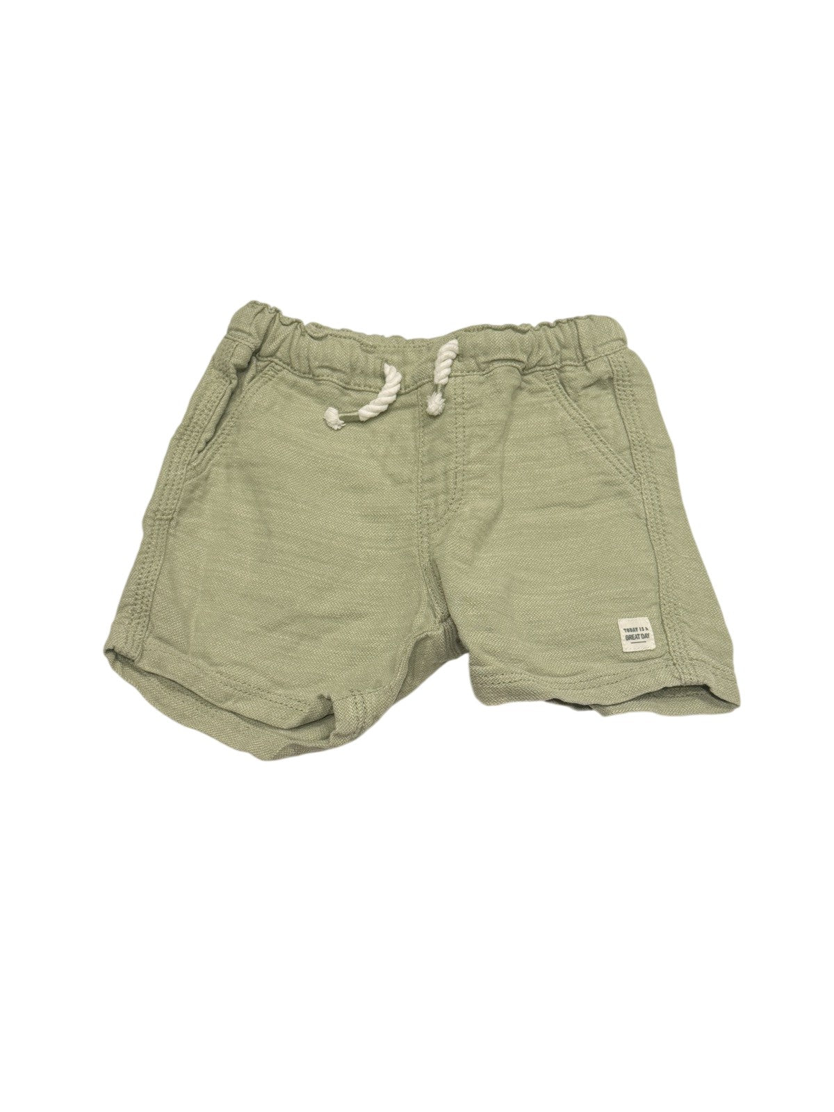 H&M Green Drawstring Shorts 9-12m