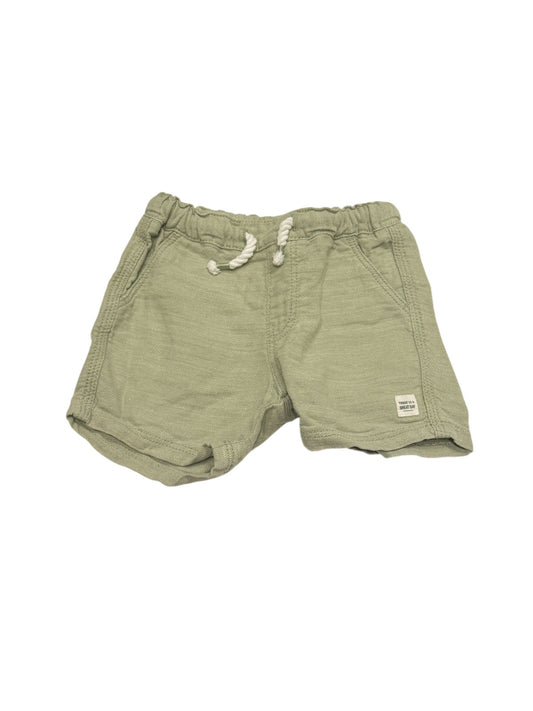 H&M Green Drawstring Shorts 9-12m