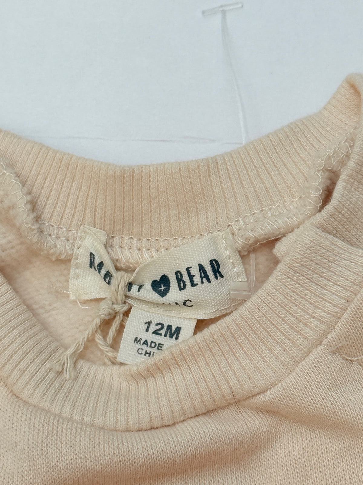 NWT - Rabbit + Bear Organic Mommy's Best Gift Sweatshirt 12M