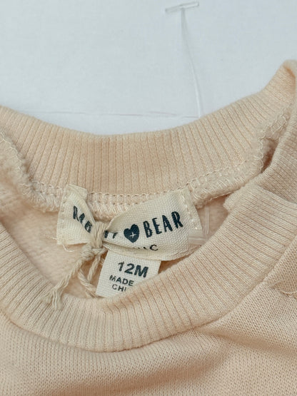 NWT - Rabbit + Bear Organic Mommy's Best Gift Sweatshirt 12M