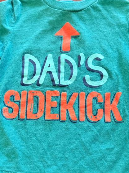 George Dad's Sidekick Teal T-Shirt 3T