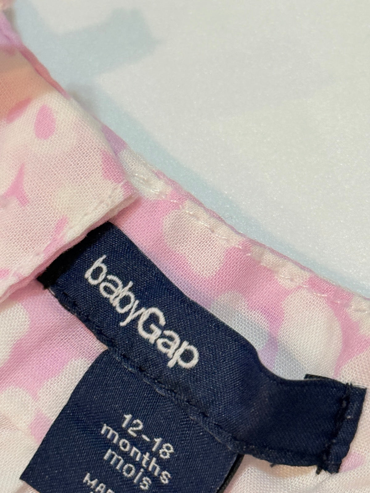 babyGap Floral Pink Tiered Dress 12-18m