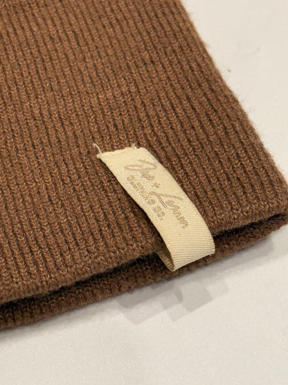 Jax + Lennon Brown Knit Beanie Small 2-5Y