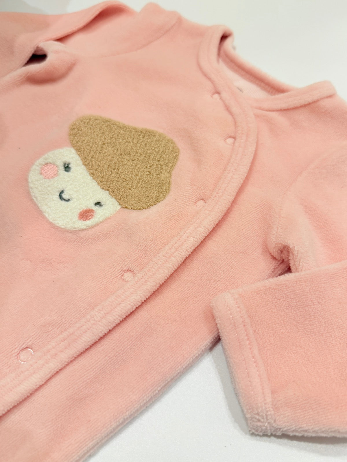 George Baby Pink Hedgehog Sleeper 3-6M