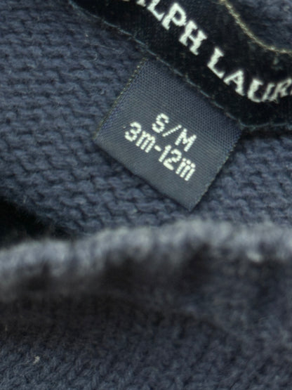 Ralph Lauren Navy Knit Sweater 3-12m