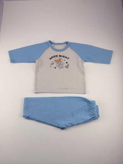 Nishimatsuya Good Night Bear Pajamas Size 12-18M