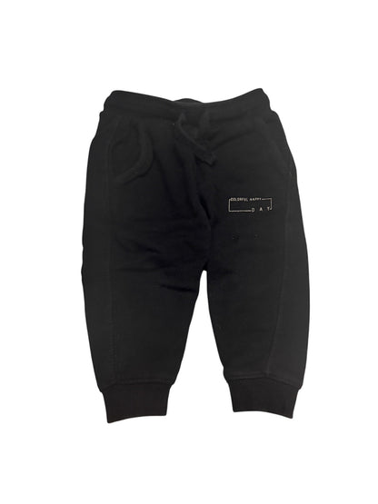 Zara Black Jogger Sweatpants 9-12m