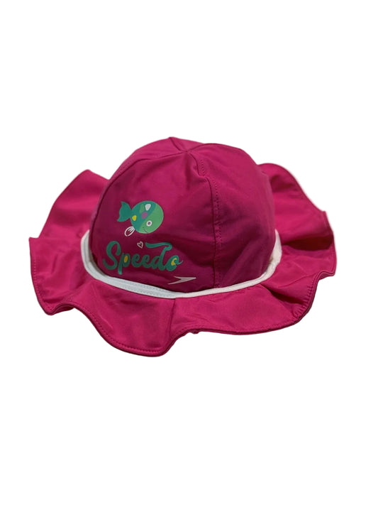 Speedo Pink Ruffle Sun Hat L XL