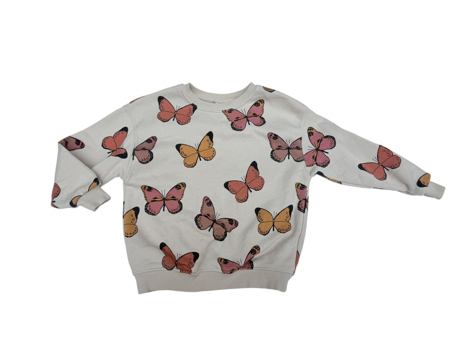 Zara Butterfly Print Sweatshirt 2-3Y