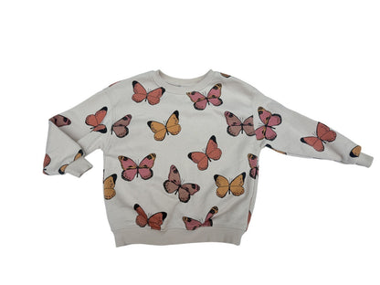 Zara Butterfly Print Sweatshirt 2-3Y