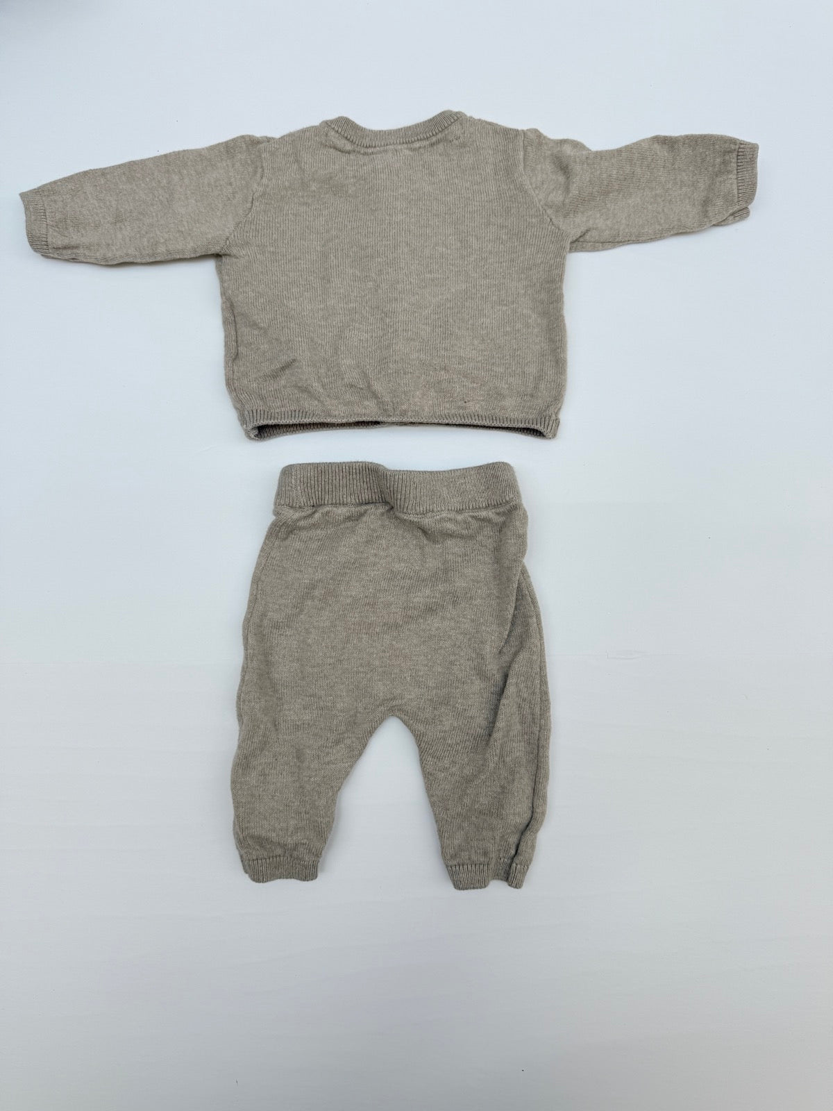 H&M Organic Cotton Cardigan Pants Set NB