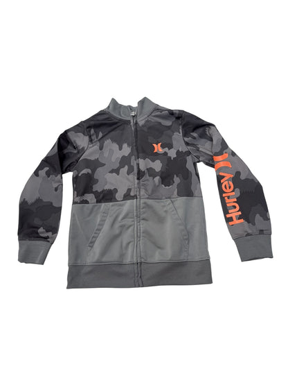 Hurley Camo Zip-Up Track Jacket Size 6