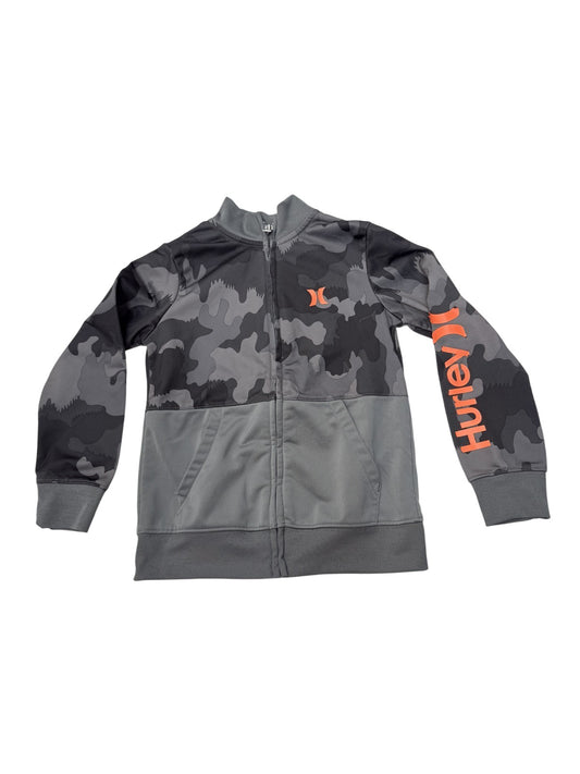 Hurley Camo Zip-Up Track Jacket Size 6
