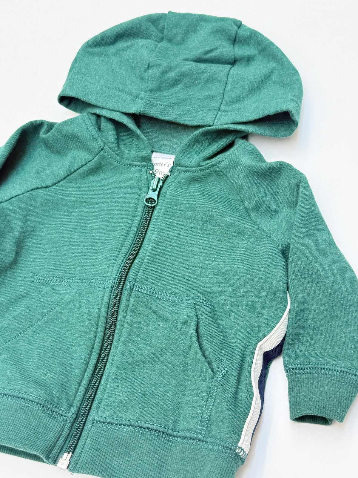 Carter's Green Zip-Up Hoodie 9M