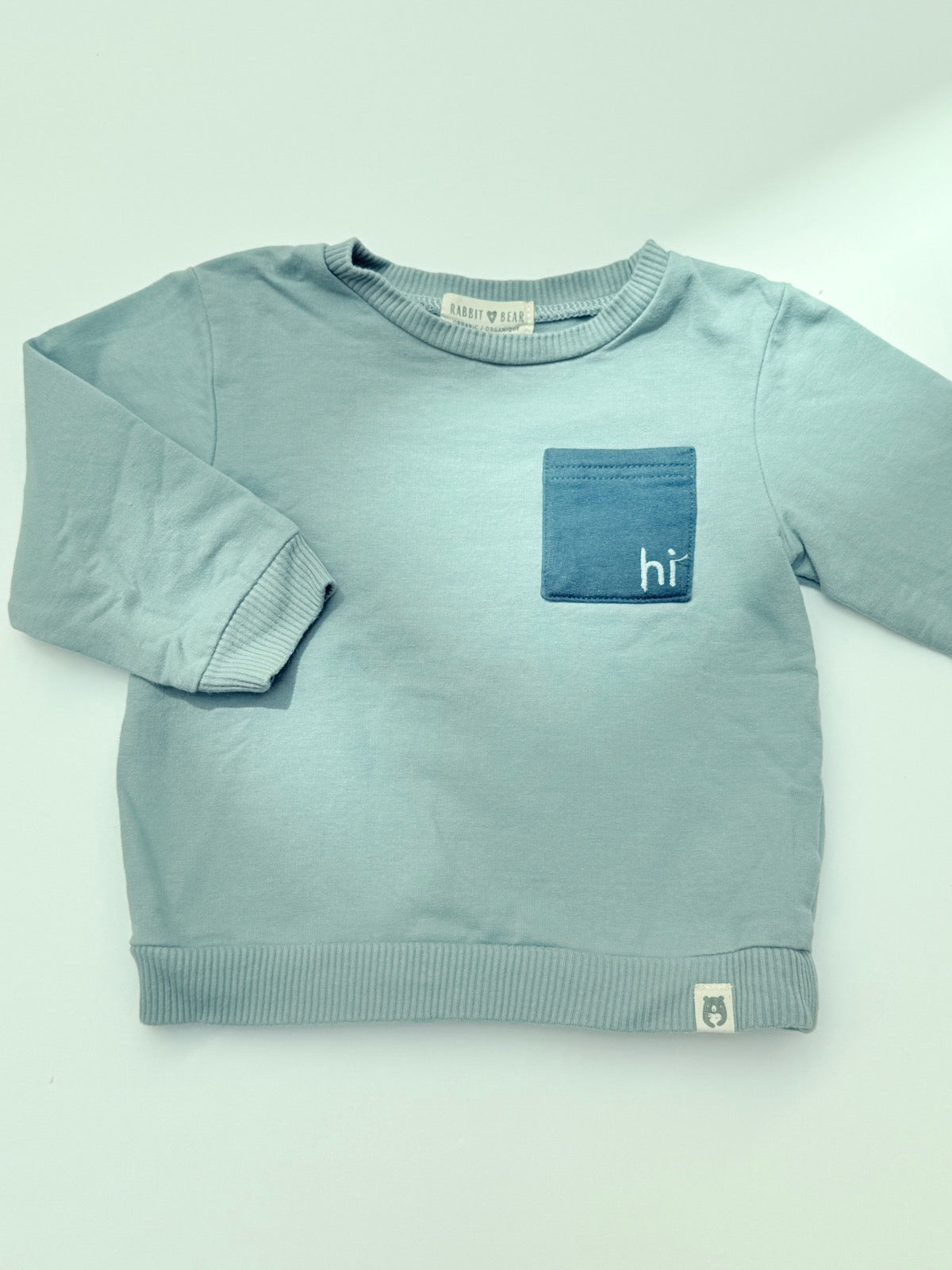 Rabbit Bear Hi Pocket Sweatshirt 18M