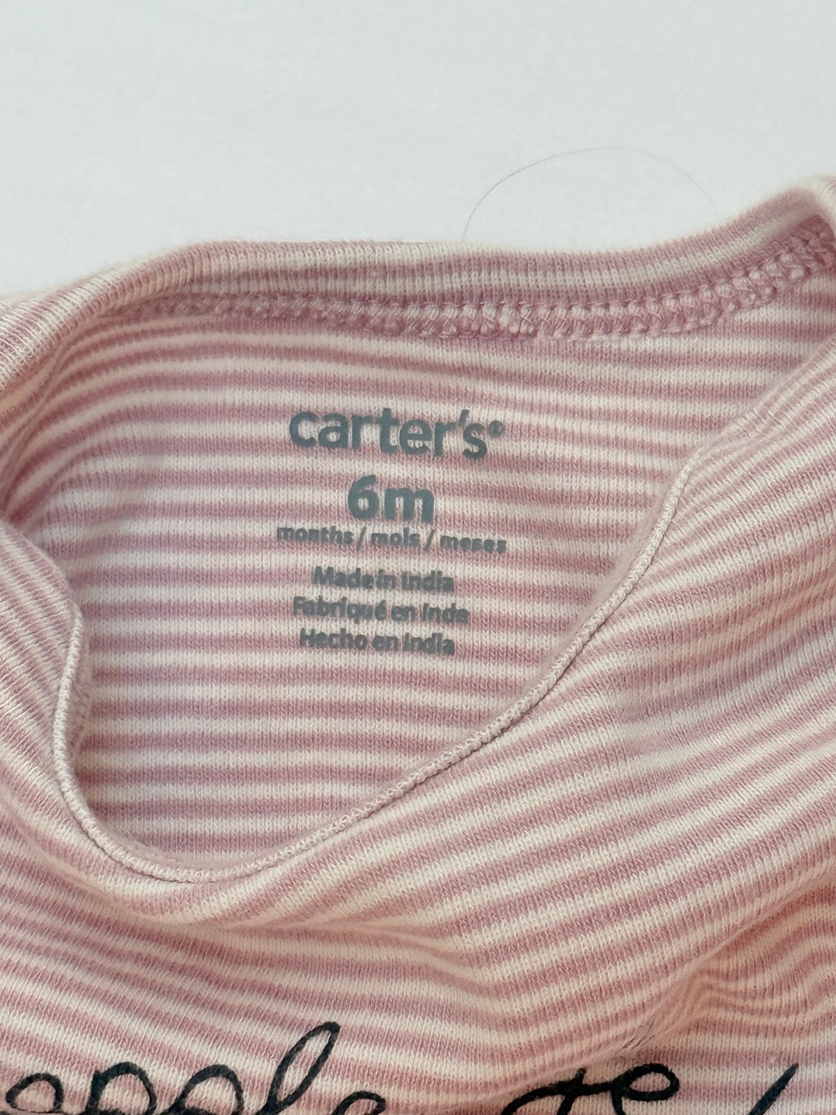 Carter's Apple of Daddy's Eye Bodysuit 6M